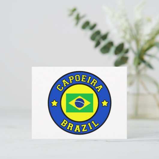 Capoeira Postkarte (Stehend Vorderseite)