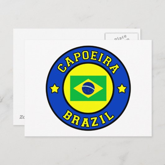 Capoeira Postkarte (Vorne/Hinten)