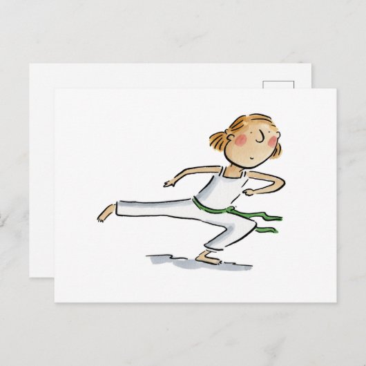 Capoeira Postkarte (Vorne/Hinten)