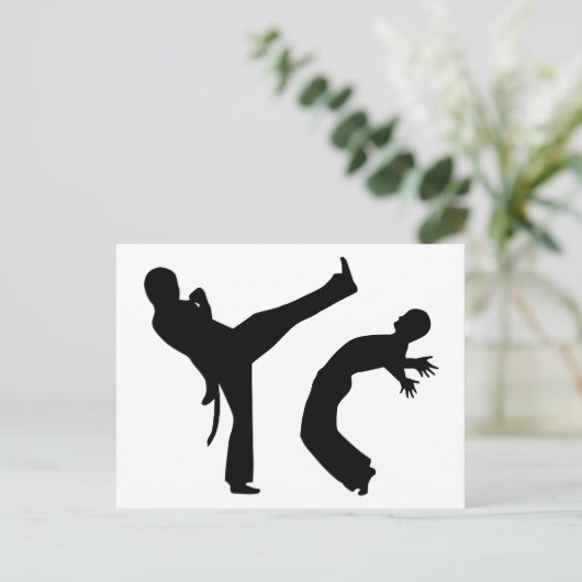Capoeira Postkarte (Stehend Vorderseite)