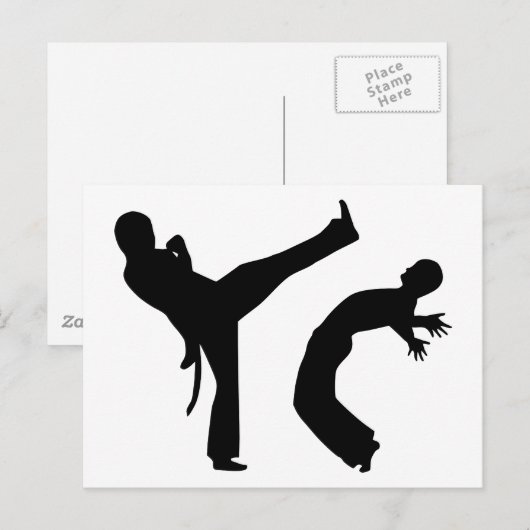 Capoeira Postkarte (Vorne/Hinten)