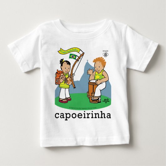 Capoeirinhas! Baby T-shirt (Vorderseite)