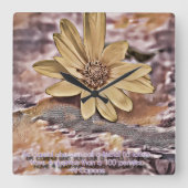 Capone Quadratische Wanduhr (Vorderseite)