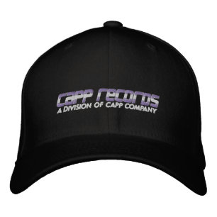 CAPP-Platten - [Schwarz] Hochwertiges Logo Bestickte Kappe
