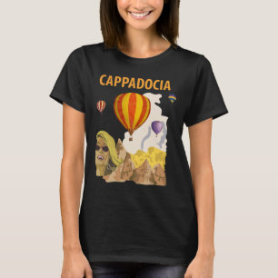 Cappadocia Heißluftballon Retro Reise T-Shirt