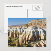 Cappadocia Landschaft Postkarte (Vorne/Hinten)