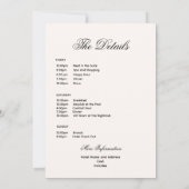 Cappella Santa Maria degli Angeli Einladung (Rückseite)