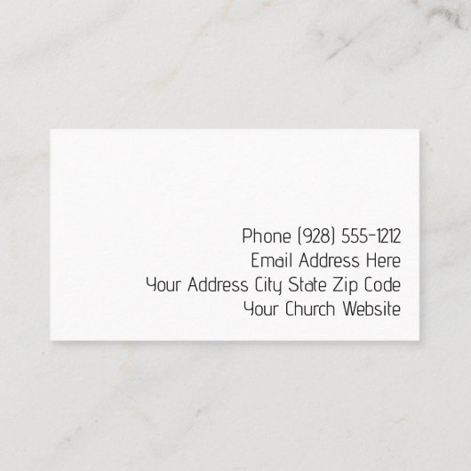 Cappella Santa Maria degli Angeli Visitenkarte (Rückseite)