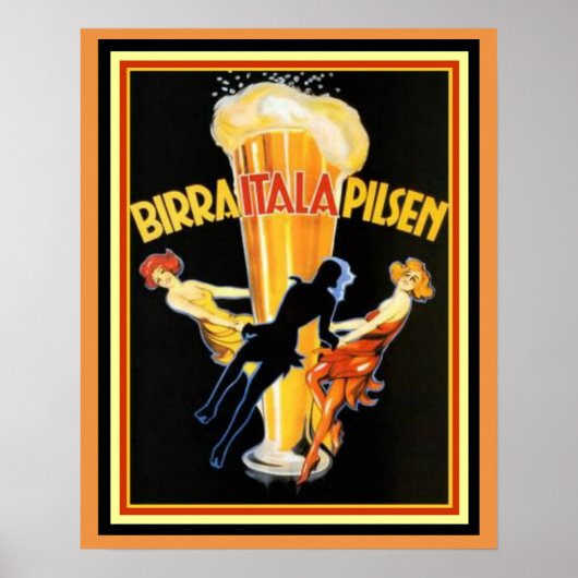 Cappiello Birra Itala Pilsen Poster 16 x 20 (Vorne)