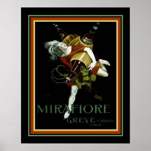 Cappiello Deko Ad for Mirafiore Greve 16 x 20 (Vorne)