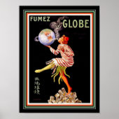 Cappiello Fumez Globe Ad Poster 12 x 16 (Vorne)
