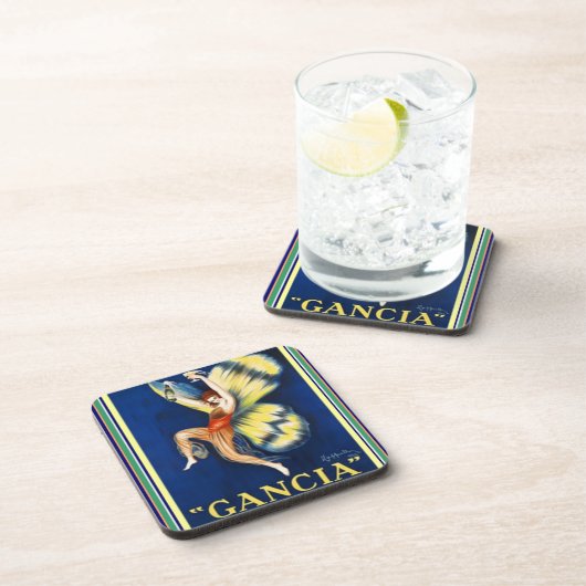 Cappiello Kunst-Deko "Gancia" Getränkeuntersetzer (Rechte Seite)
