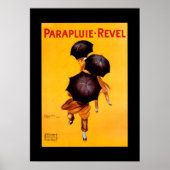 Cappiello Poster Regenschirm "Parapluie - Revel" (Vorne)