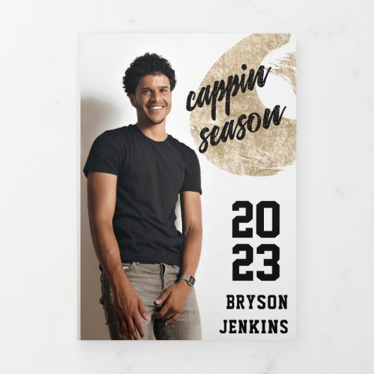 Cappin Season Masculine Abschluss Einladung (Cover)