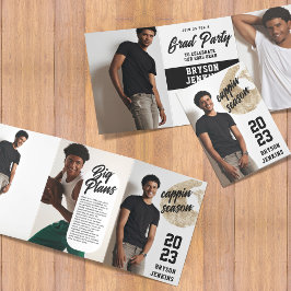 Cappin Season Masculine Abschluss Einladung