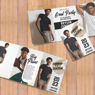 Cappin Season Masculine Abschluss Einladung