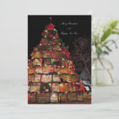 Cappoise feiert flache Weihnachtskarte Feiertagskarte (Stehend Vorderseite)