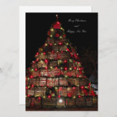 Cappoise feiert Weihnachtskarte Feiertagskarte (Vorne/Hinten)