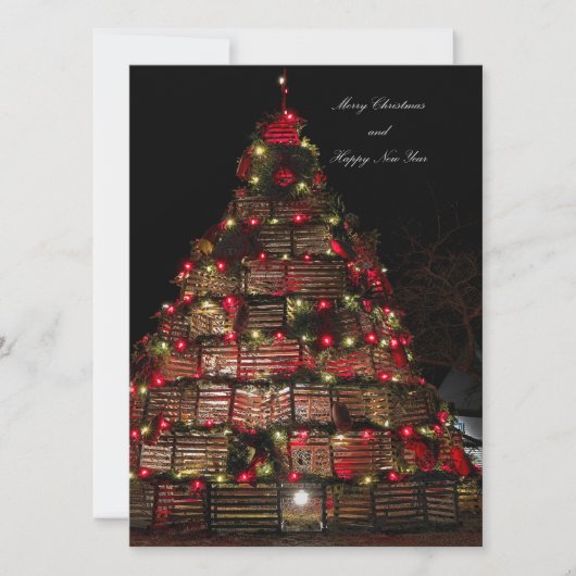 Cappoise feiert Weihnachtskarte Feiertagskarte (Vorderseite)