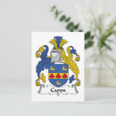 Capps-Familienwappen Postkarte (Stehend Vorderseite)