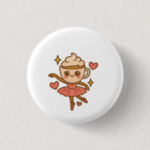 Cappuccina Ballerina Italian Ausweis Button