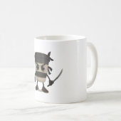 Cappuccino Assassino Funny Italian Kaffeetasse (VorderseiteRechts)