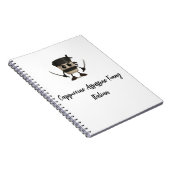 Cappuccino Assassino Funny Italian Notizblock (Rechte Seite)