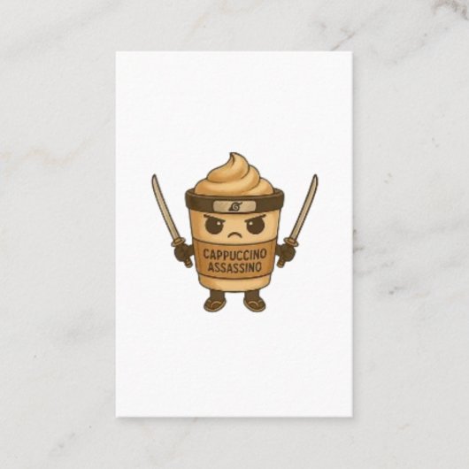 Cappuccino Assassino Italian Visitenkarte (Vorderseite)