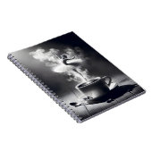 Cappuccino Ballerina Dancer Notizblock (Rechte Seite)