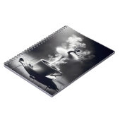 Cappuccino Ballerina Dancer Notizblock (Linke Seite)