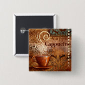 Cappuccino Button (Vorne & Hinten)