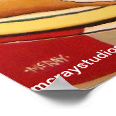 Cappuccino & Cannoli Poster (Ecke)