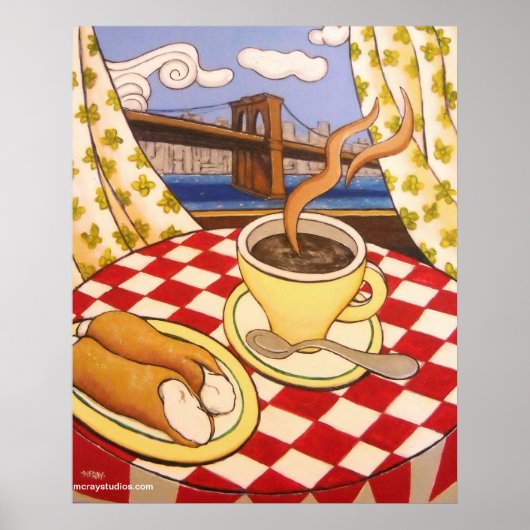 Cappuccino & Cannoli Poster (Vorne)