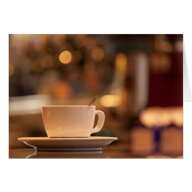Cappuccino coffee, Venedig, Italien (Vorderseite (Horizontal))