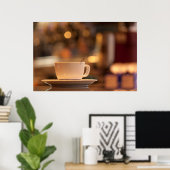 Cappuccino coffee, Venedig, Italien Poster (Heimbüro)