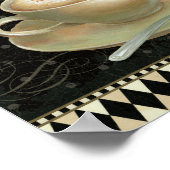 Cappuccino-Cup Poster (Ecke)