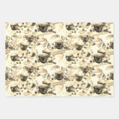 Cappuccino-Cup-Wasserfarbe Geschenkpapier Set (Vorderseite 2)