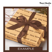 Cappuccino Einfache Schlichte Moderne Elegant Gege Satinband