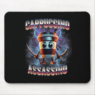 Cappuccino Ino Brainrot Italian Meme Mousepad