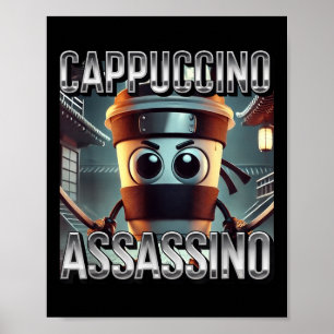 Cappuccino Ino Kaffee Liebhaber Italienisch Brainr Poster