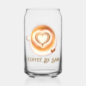 Cappuccino-Kaffee Dosenglas (Vorderseite)