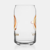 Cappuccino-Kaffee Dosenglas (Links)