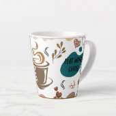 Cappuccino Kaffee Milchtasse (Rechte Ecke)