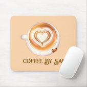 Cappuccino-Kaffee Mousepad (Mit Mouse)