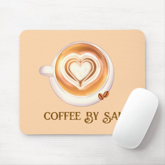 Cappuccino-Kaffee Mousepad (Mit Mouse)