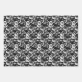 Cappuccino Kaffee Öl Paint Muster Personalisiert Geschenkpapier Set (Vorderseite 3)