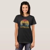 Cappuccino-Kaffee-Trinker T-Shirt (Vorne ganz)