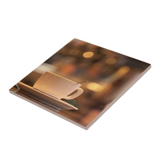 Cappuccino-Kaffee, Venedig, Italien Fliese (Seite)