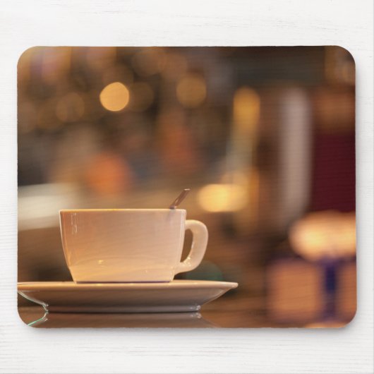 Cappuccino-Kaffee, Venedig, Italien Mousepad (Vorne)