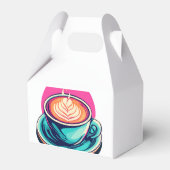 Cappuccino-Kaffeetasse Geschenkschachtel (Rückseite)